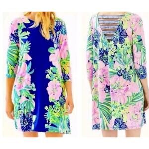 Lilly Pulitzer Ophelia Dress Island Escape XXS Preppy Resort Vacation Travel